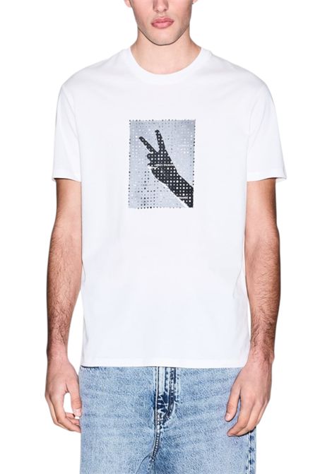 T-shirt in cotone  con stampa ARMANI EXCHANGE | T-shirt | XM002229 AF12308U0009